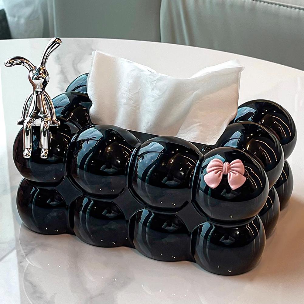 Style Cotton Candy Removable Tissue Box Korean Style Cute Tissue Box Desktop Decorative Supplies for Home Napkin Holder