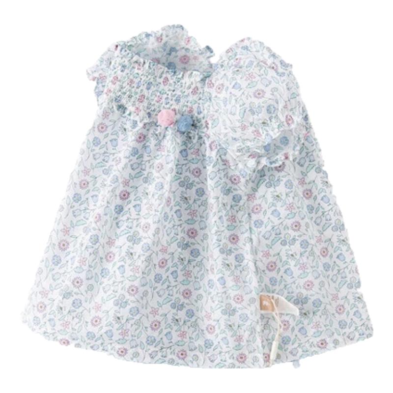 

Girls Lantern Sleeve Top & Wide-leg Capris Summer Set 80