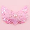 Heart Wing Sequin Hair Clips & Patches for Clothing & Bags - Handmade Versatile Accessories
