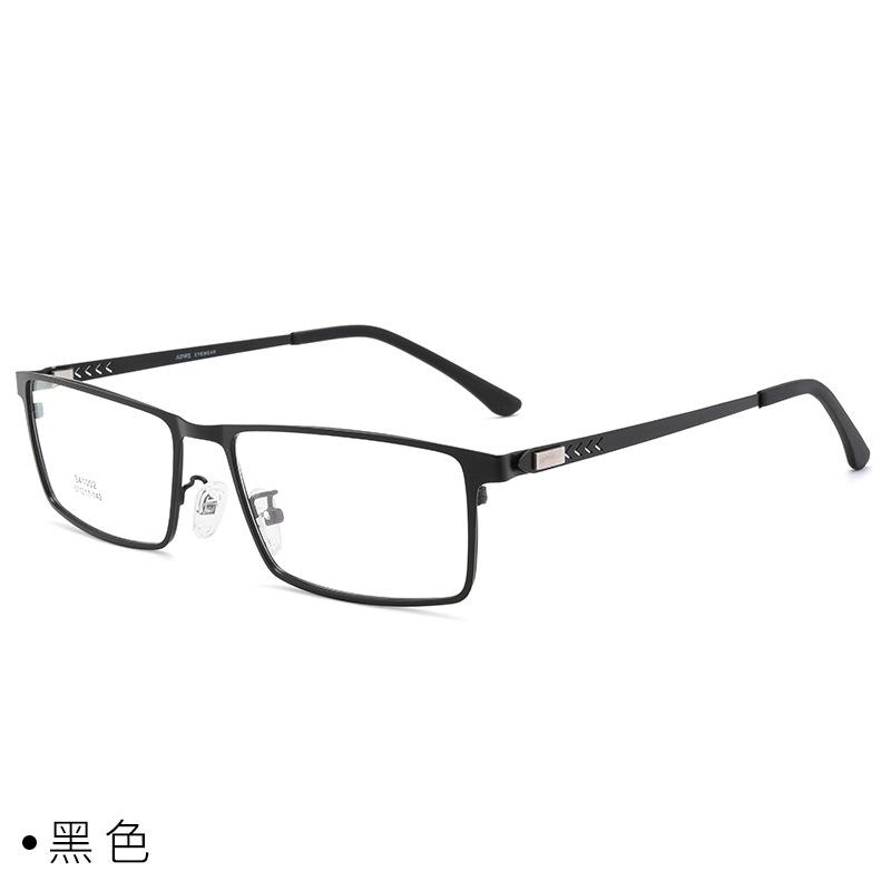 

Фабрика очков Danyang с большим лицом, пружинная оправа, сверхлегкая металлическая оправа для очков для близорукости, мужская деловая чёрный