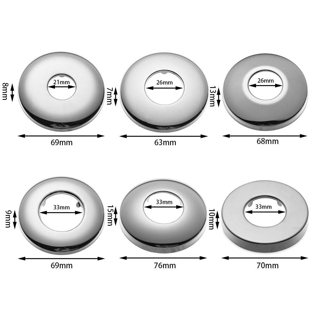 New Chrome Flange Cover Pipe Wall Covers Faucet Decor Faucet Accessories Faucet Decorative Cover