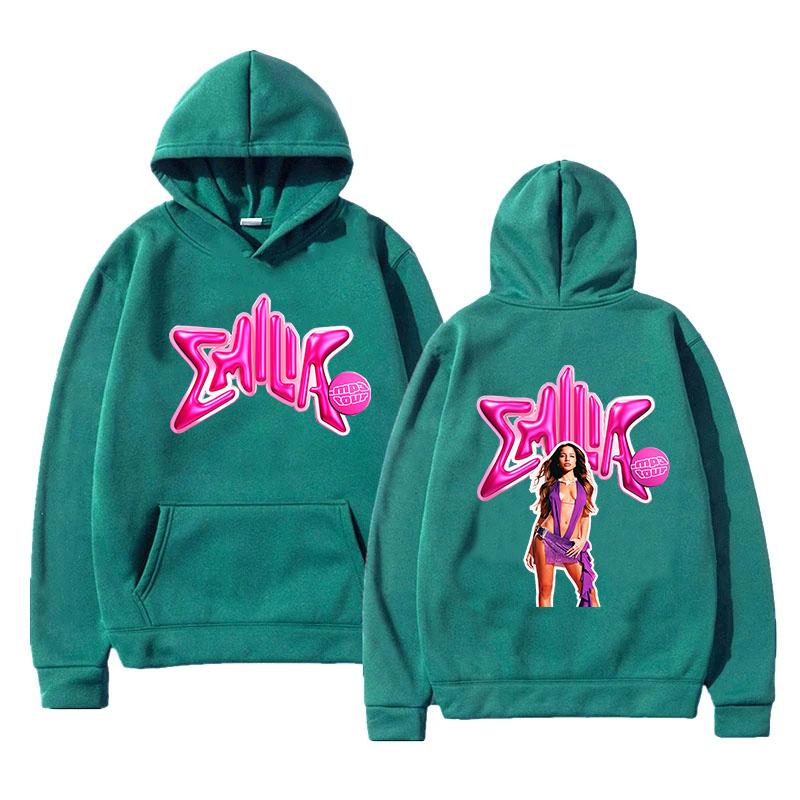 Emilia Mernes Hoodie Fashion Album MP3 Women/men Harajuku Aesthetic Hoodies Unisex Autumn Winter Pullover Sweatshirt Vintage