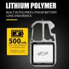 COB Keychain Work Light Flashlight with Battery Display Rechargeable High Lumens Portable LED Light for Camping Hiking Running