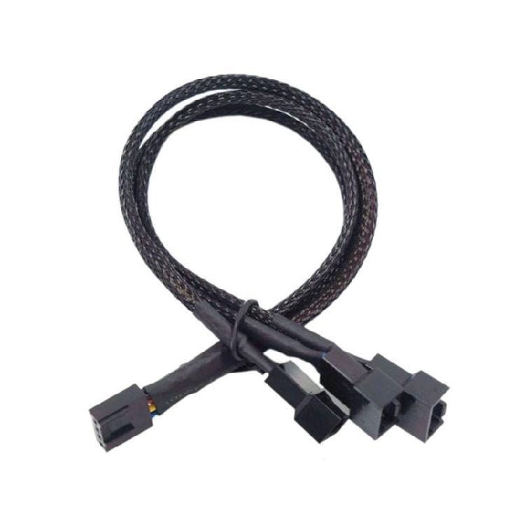 4-Pin Splitter 4-Pin Lüfter Adapterkabel für Computer PC Gehäuse Lüfter Verlängerung Stromkabel Verlängerungskabel