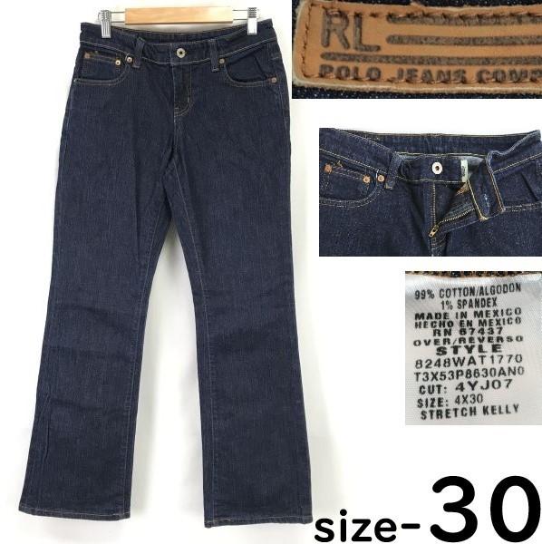 

Джинсы ПОЛО Джинс Ко Стрейч Келли Мужские 30 Длина по внутреннему шву 77см Индиго Красная строчка