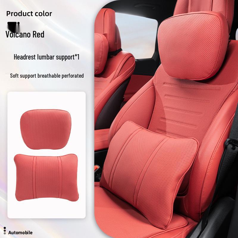 Luxurious Breathable Neck and Lumbar Seat Cushion Set for Maybach