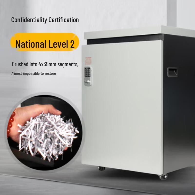 Comet Heavy-Duty Paper & CD Shredder - Level 2 Security CN plug (adapter included)