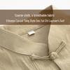 Men’s Chinese Cotton Linen Tang Suit Long Sleeve Frog Button Kung Fu Shirt - Hanfu Zen Meditation Top for Middle-Aged & Elderly (Spring)