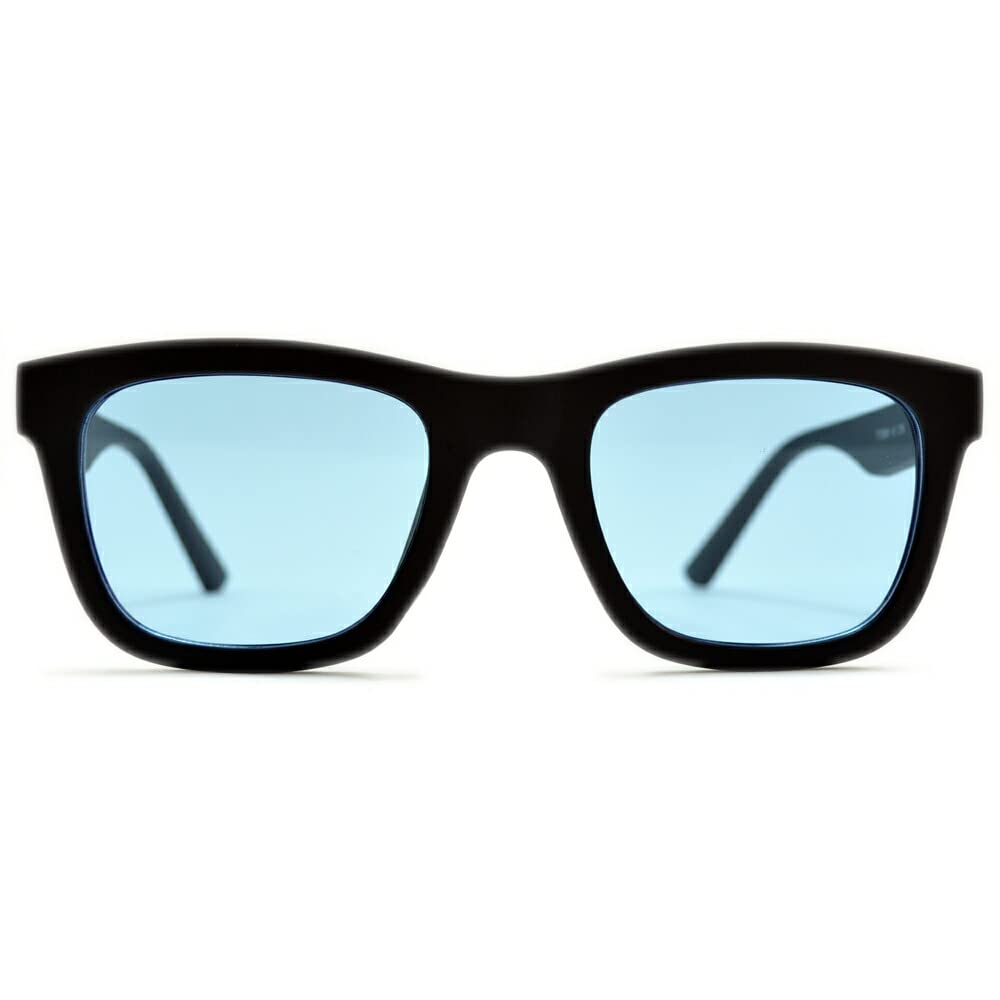 [MERRY PLEASURE] Sunglasses, Fashion Glasses, Wellington Style, Light Colored Lenses, Flat Lenses, Lightly Tinted, Men's & Women's, Asian Fit, UV