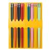 8Pair/Set Chinese Japanese Chopsticks Set Household Tableware Party Flatware Reusable Cute Style Alloy Chopsticks
