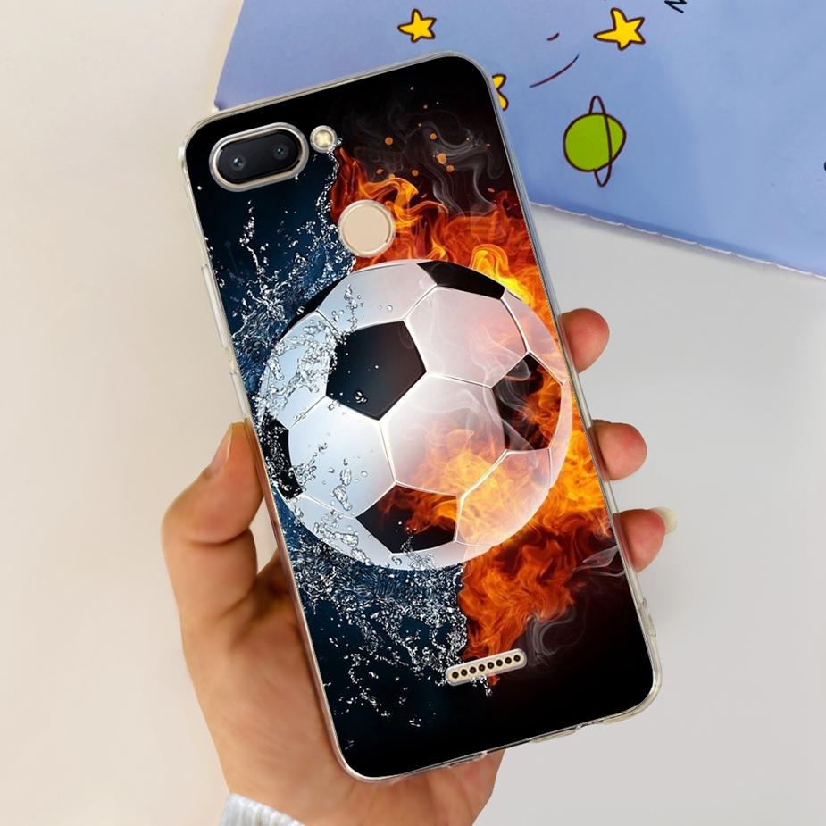 For Xiaomi Redmi 6 6A Case Cute Painted Cover Clear Silicone Phone Case Soft TPU Shell For Redmi 6A Redmi6 Redmi6A Fundas Bumper