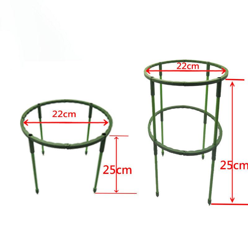 4Pcs Plastic Plant Support Pile Orchid Stand Holder For Flowers Semicircle Greenhouses Fixing Rod Holder Bonsai