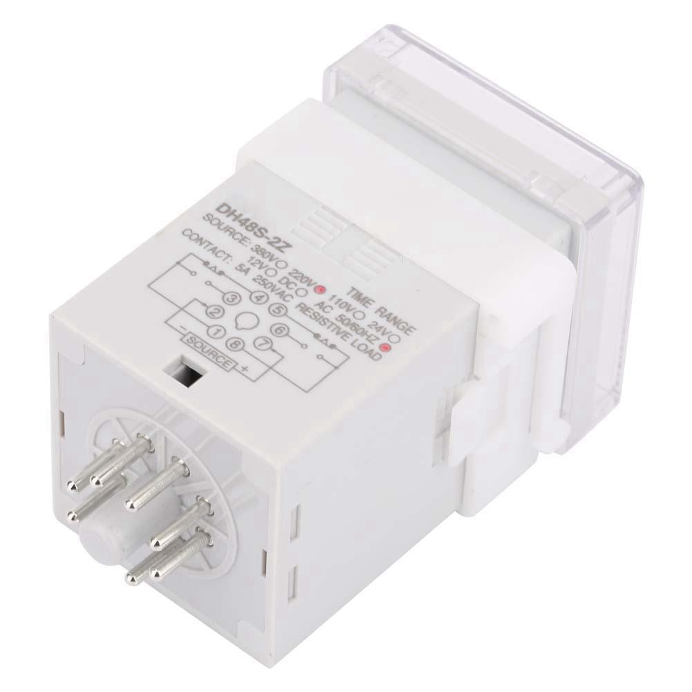 DH48S 2Z LCD Display Time Timer Delay Relay 220VAC 0.01 Seconds 9999 Hours