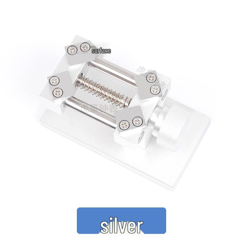 Премиальный съемник безеля часов - Высококлассный инструмент для резьбового безеля и замены стекла серебряный