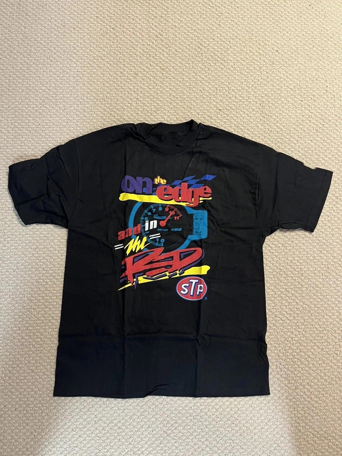 Vintage 90s Racing Hanes Heavyweight Made In USA Graphic T-Shirt XS