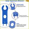A34R 12 STÜCK Solarstecker Werkzeugschlüssel, Solarpanel-Stecker Montage Werkzeug Für Stecker,Kunststoff Solar Schraubenschlüssel