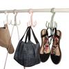 Shelf Storage Storage Hook Tie Holder 4 Hook Multifunction Rotating Four-claw Hook Plastic Hanger