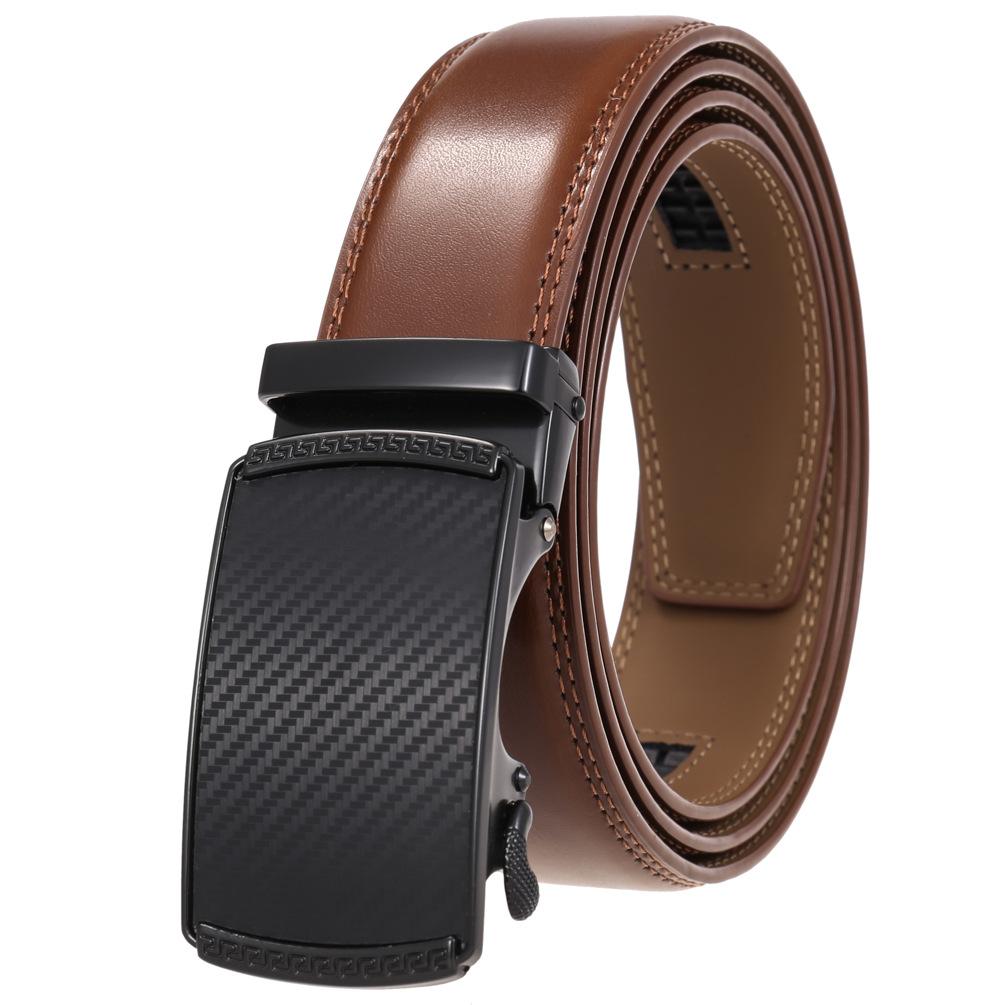 Fashion Casual Business Belt, Two-Layer Automatic Buckle Belt, Belt Belt Ly36-0191-2