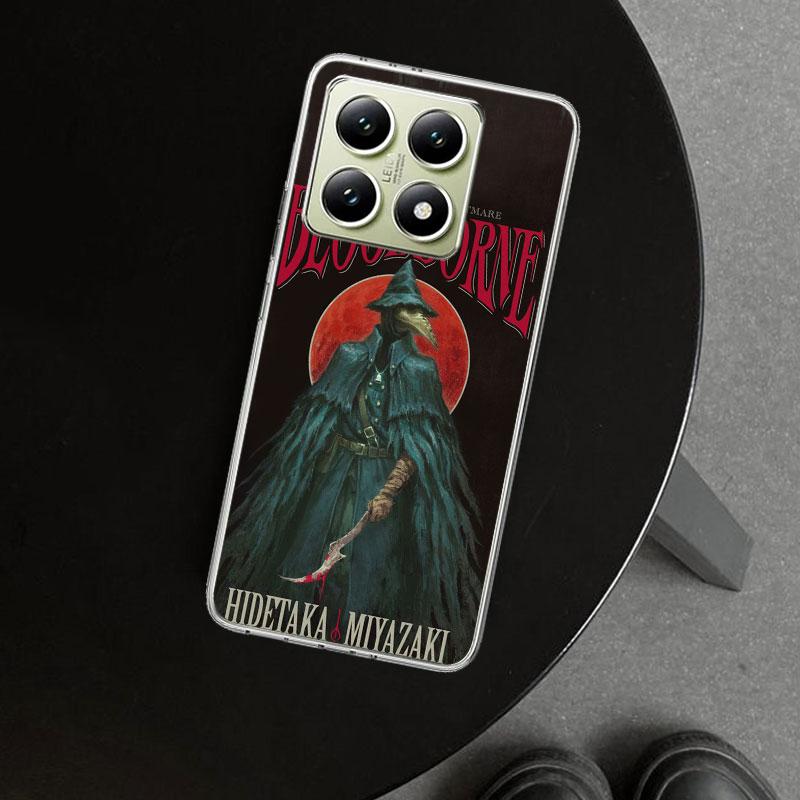 Bloodborne Game Phone Case Cover for Xiaomi Redmi Note 15 14 13 12 11 Pro Plus 14S 12S 11S 11T 11E 10S 10 Customized Fundas Redm