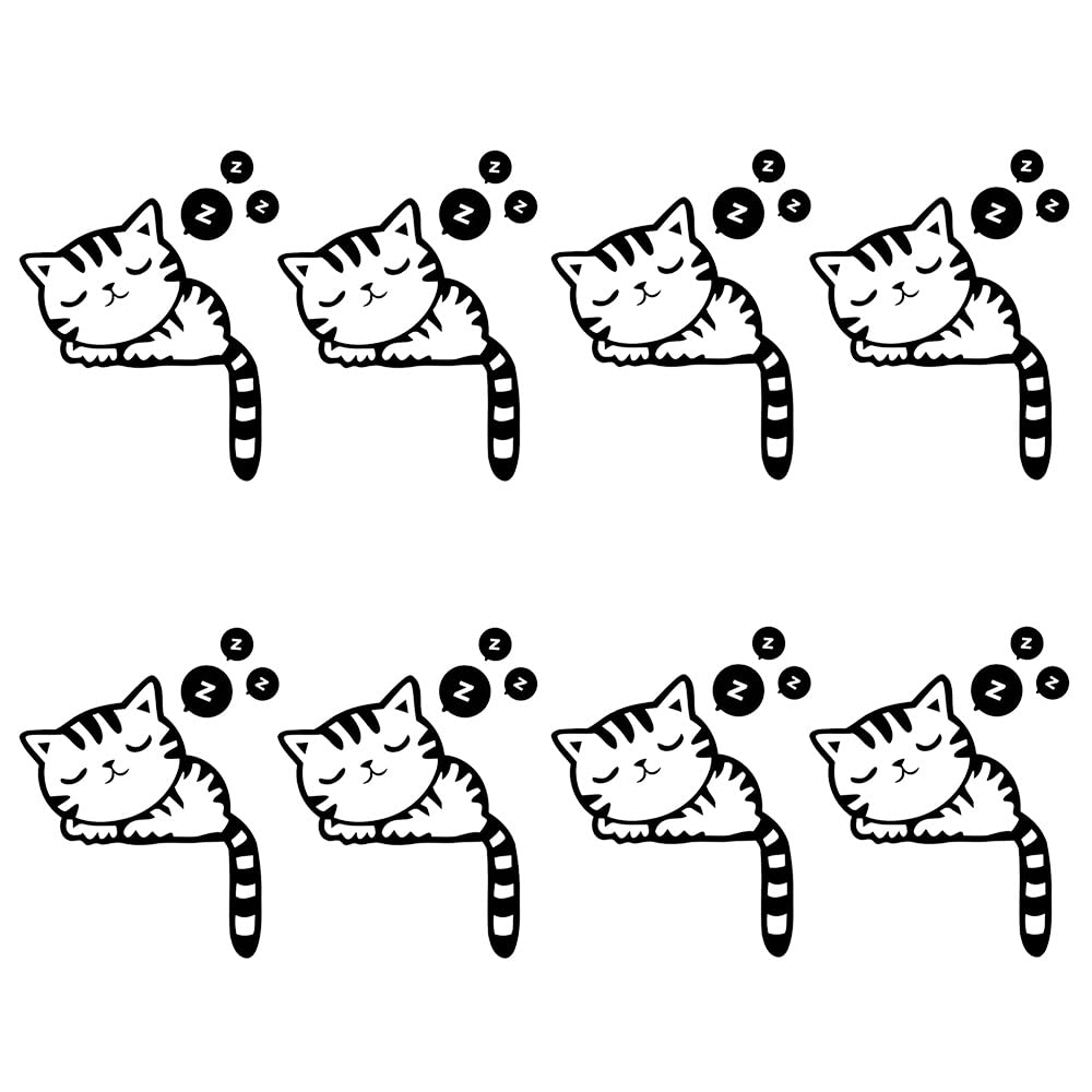 FUTWOD Cat Stickers, Car Cat, Cute, Decal, Waterproof Sticker, Car Sticker, Funny Cute, Animal,