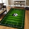Tappeto Campo da Calcio,Tappeto,Soggiorno,Camera da Letto, Antiscivolo,Tappeto Quadrato