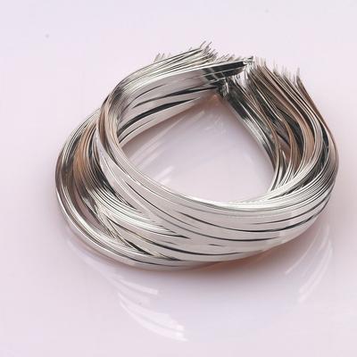 10pcs/set Fashion Metal Metal Headband Simple Design Hair Fixing Head Band Hairwear 3-7mm Head Hoop Base Bridal Accessories