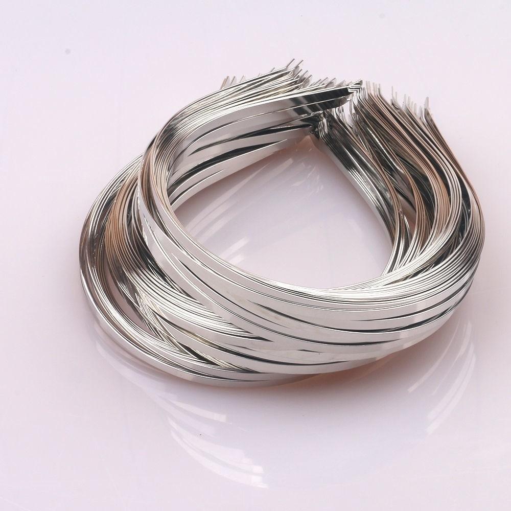 10pcs/set Metal Metal Headband Simple Design Hair Fixing Head Band Hairwear 3-7mm Making Headwear Accessories Craft Supplies