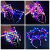 Concert Support Decoration Glowing Cat Ears Hair Band LED Rabbit Ears Headband  Kid