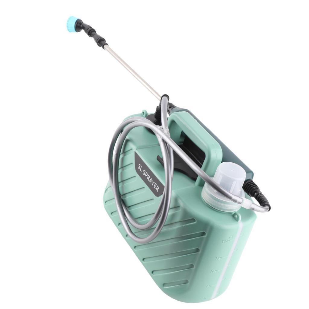 Electric Plant Sprayer Battery Powered 5L with 3 Nozzles Retractable Wand   Shoudler Strap Garden Sprayer for Lawn