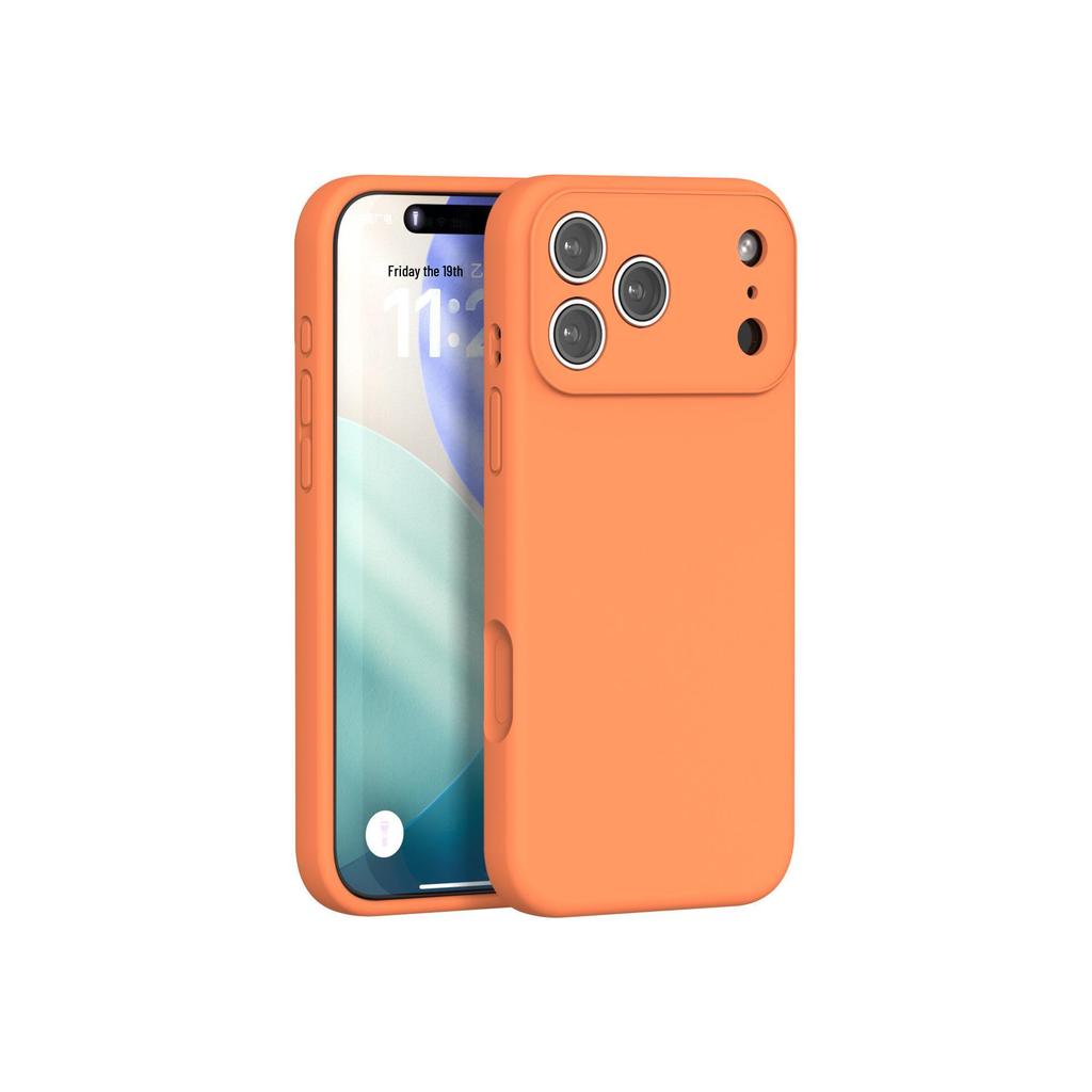 iPhone 17 Pro Max Silicone Case - Solid Color, Full Coverage, Drop Protection, Windows 17 Compatible