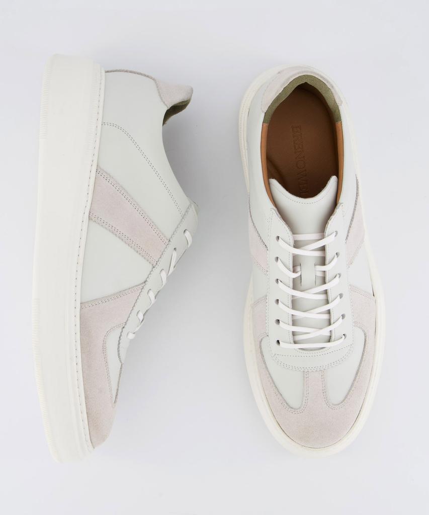 Brenowelt Brookings German Army White Oversized Sneakers 0219 Height-Increasing
