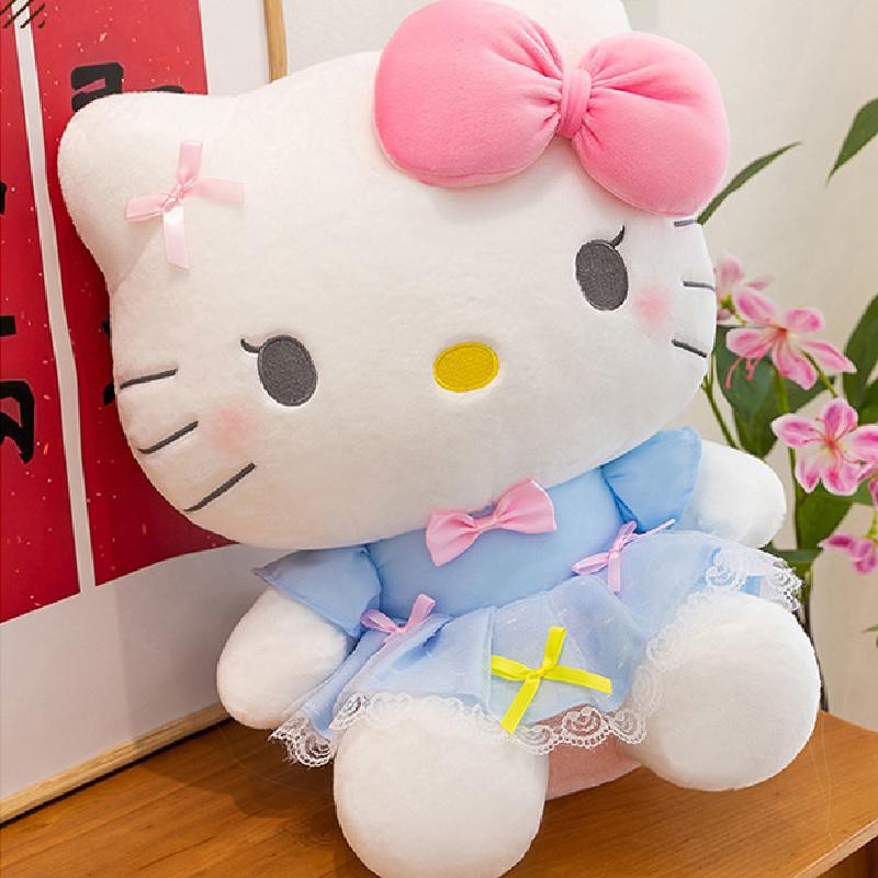 Cute Dress Bow Plush Doll Toy Pillow Children Toy For Gift Kid