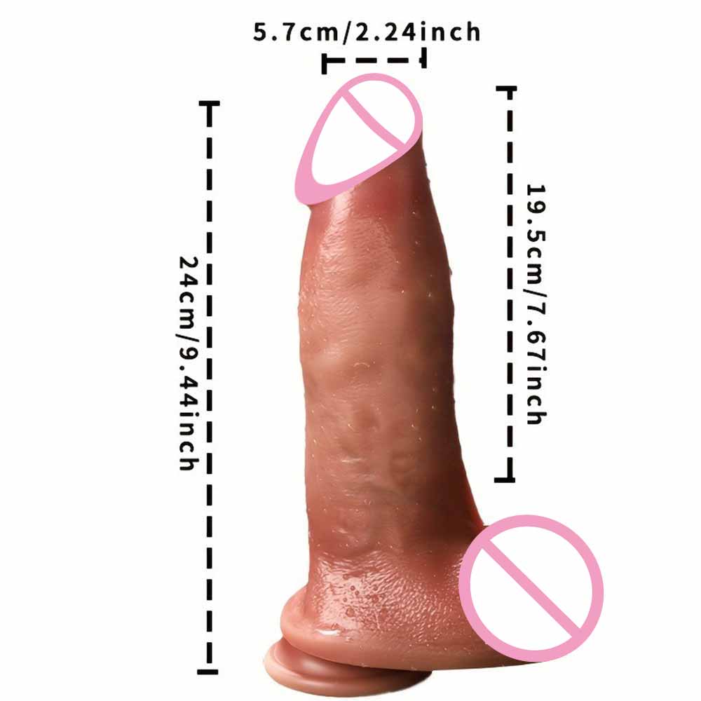 Vibrador Realista Grande Dildo Pene Telescópico Oscilante Calentamiento Silicona Dildos Femenino Control Remoto Vibradores Para Mujeres Juguetes Sexuales