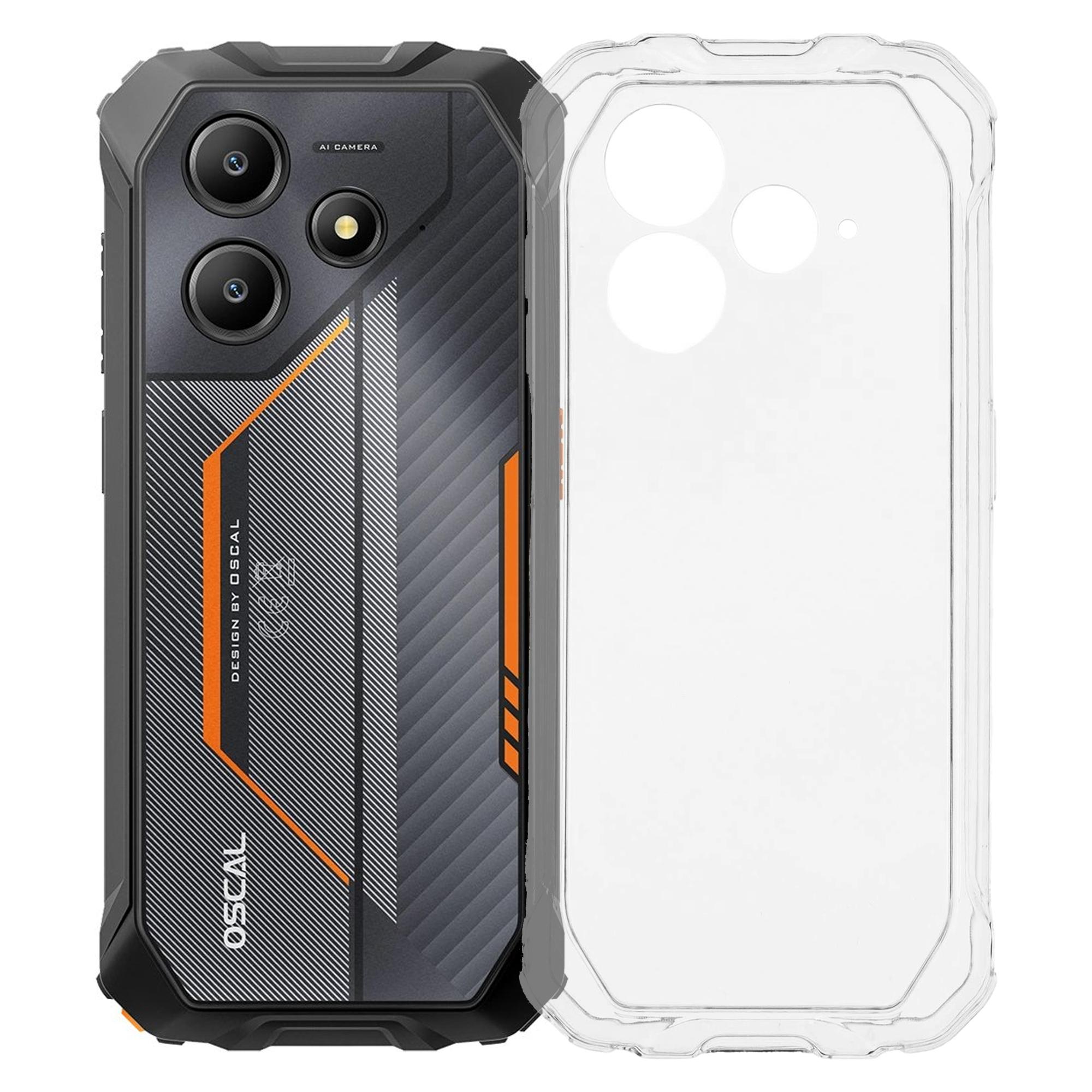 

Для Oscal Marine 2 Чохол М який ТПУ Захист від падінь Чохол для телефону Transparent