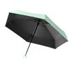 Six-bone flat six-fold sun umbrella, solid color sunscreen umbrella, sunshade, small fresh rain pocket umbrella