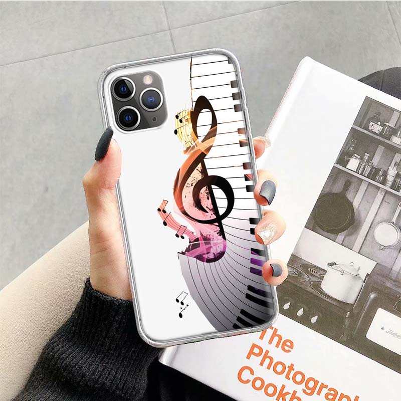 old musical note Music Phone Case For Apple iPhone 17 Air 16 15 Plus 14 + 13 Mini 12 11 Pro Max 7 8 SE 16Max Soft Shell Cover Co