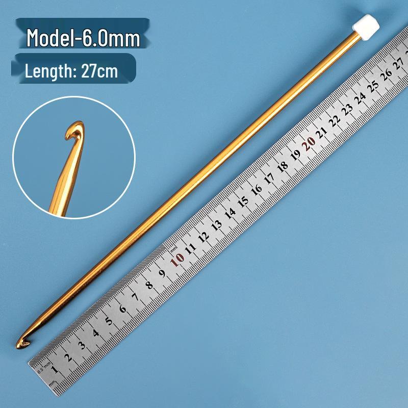 Afghanistan Handmade Aluminum Crochet & Knitting Needle Set with Wool Yarn
