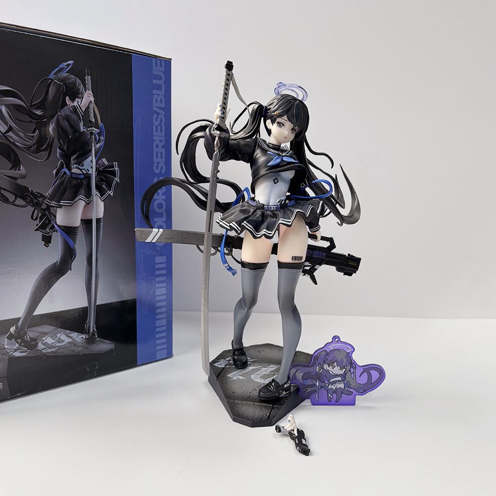

25cm Solarain Colors BLUE Anime Figure Collection Kid Toys Asagon Erudora Action Figure 1/7 Model PVC Doll Gift
