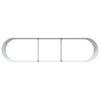 Raised Bed Brown 320 x 80 x 44 cm Steel