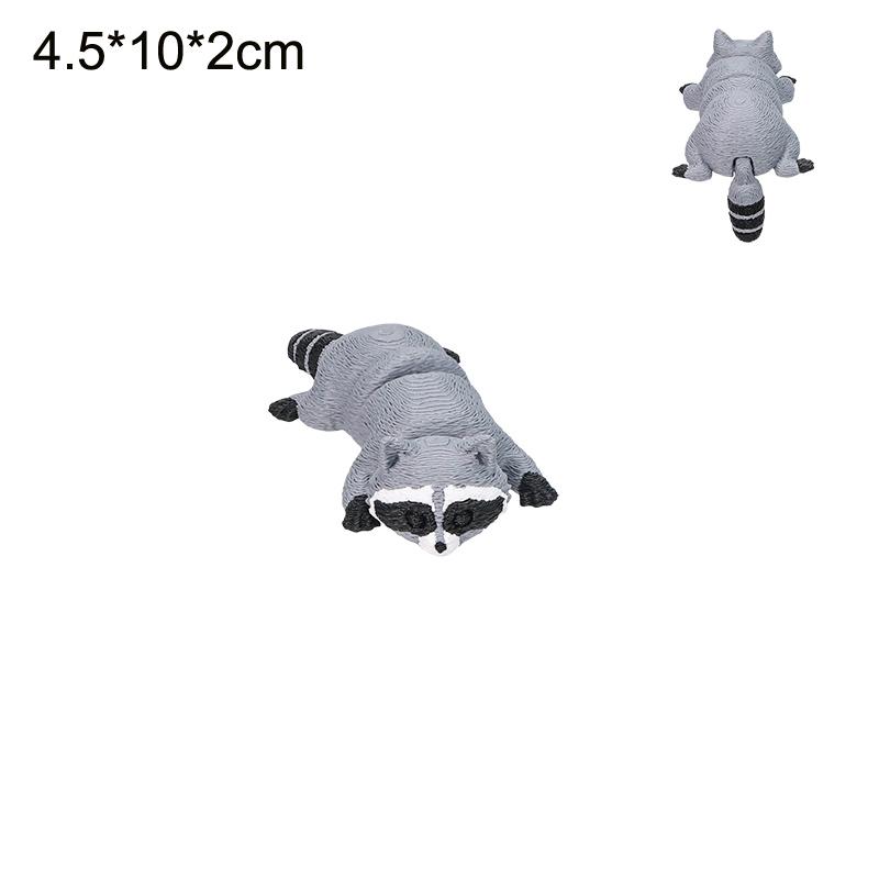 3D Printed Movable Joint Ferret Hermit Crab Flexi Crab Bearded Dragon Animal Figurine Fidget Toy Home Desk Decoration Gift