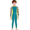 Popular Boys' Long-Sleeve Quick-Dry Sun Protection Swimsuit for Snorkeling