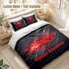 Custom Name Bedding Set 3 PiecesF1 Print Duvet Cover + 2 Pillowcases Soft Bed Decor
