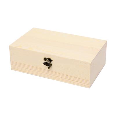 Wooden Storage Box Storage Wooden Box 1PC Decorated