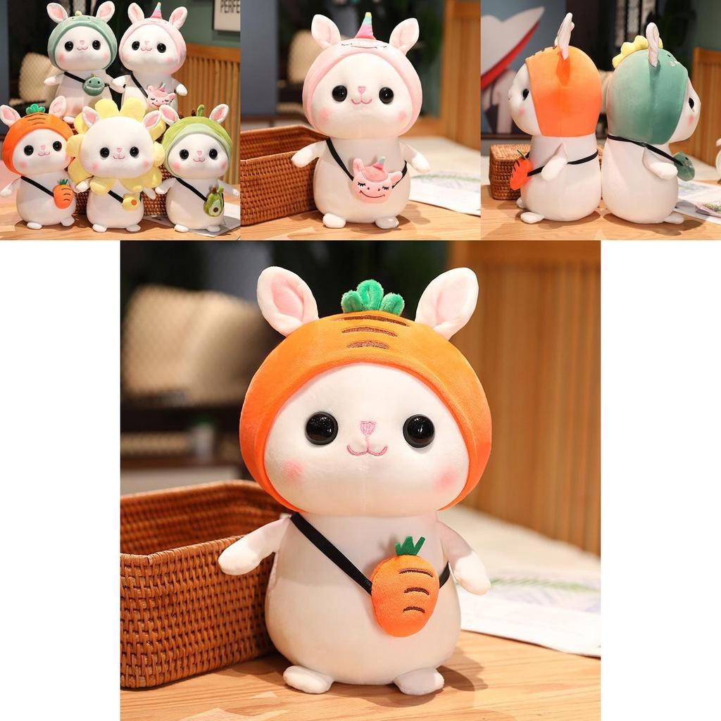 8/15.7in Rabbit Plush Toys | Soft Stuffed Animal Dolls | Kids Gift