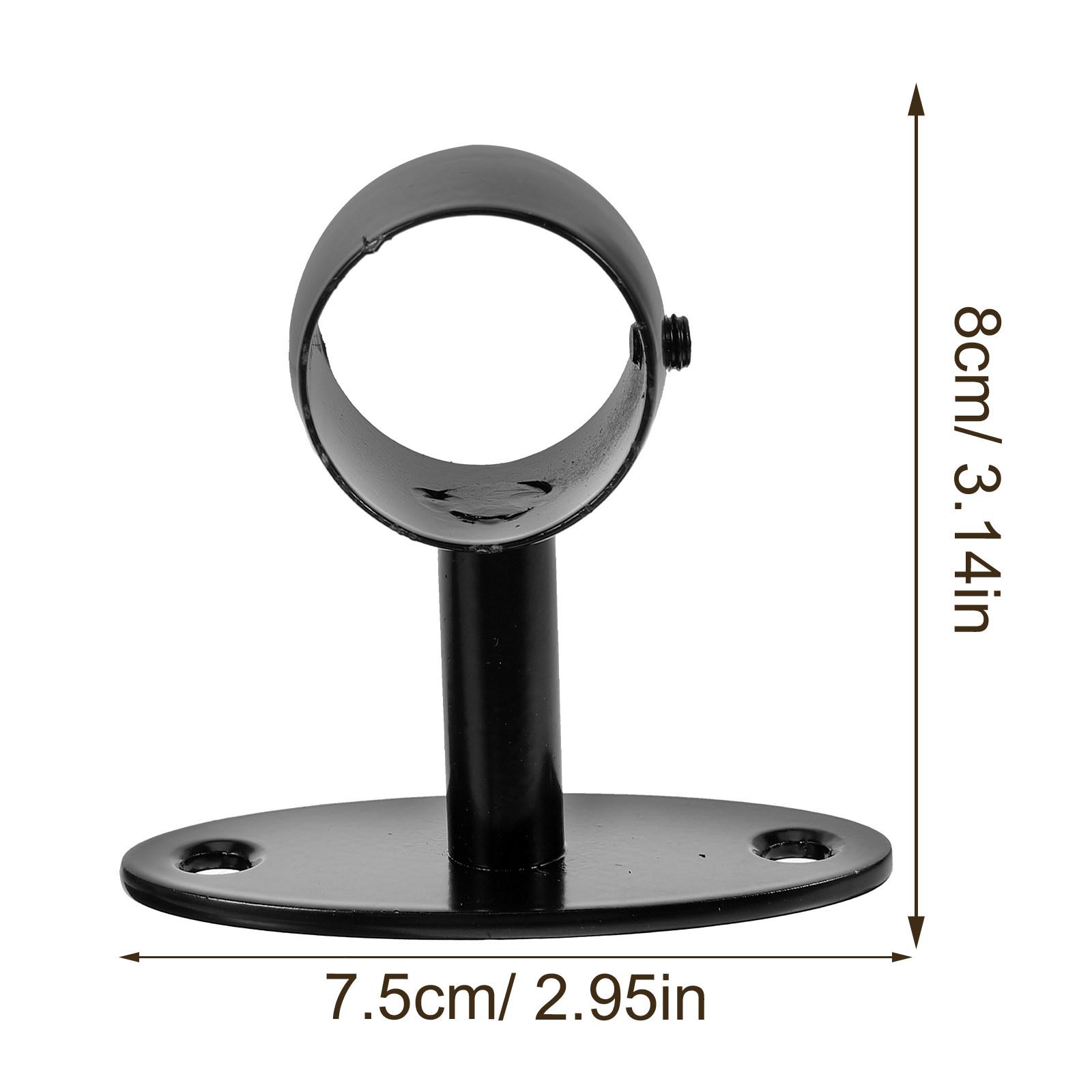 

2Pcs Rust Proof Stainless Steel Handrail Holder for Stairs Stairway Railing Bracket Adjustable Length Stair Railing Support other