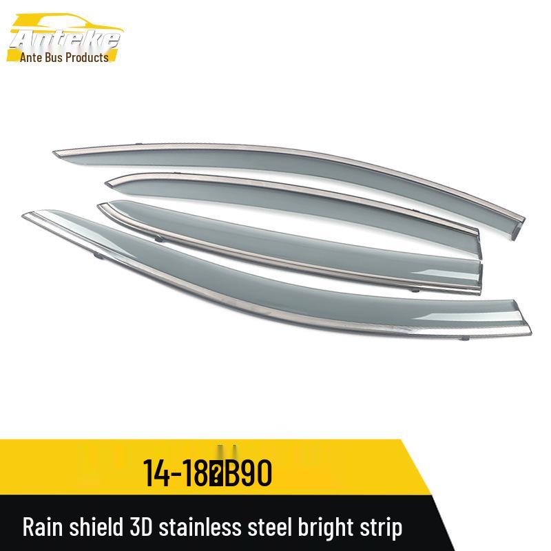 Pentium 14-18 B90 3D Stainless Steel Rain Guard Trim Deflector