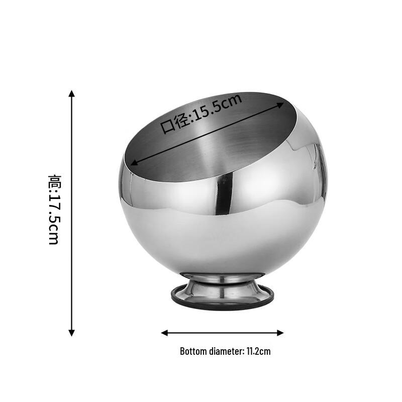 Qianxing Stainless Steel Slanted Sauce & Seasoning Bowls