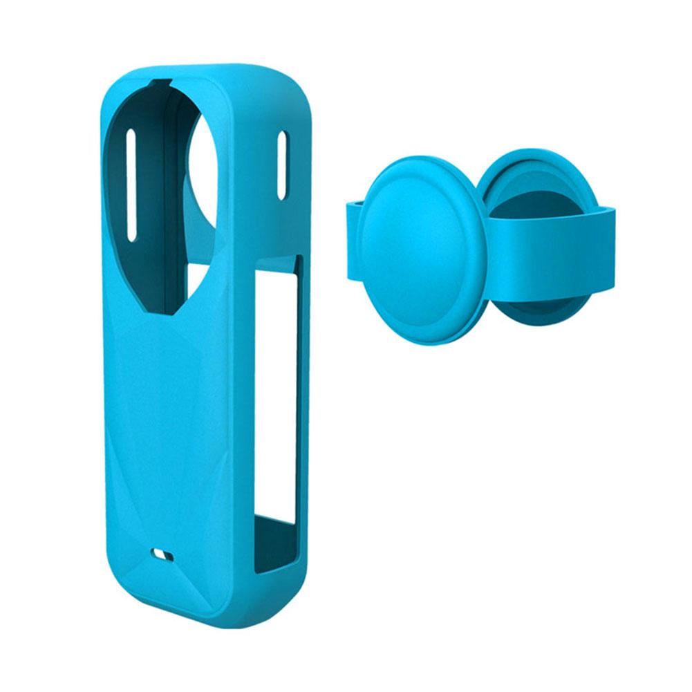 Silicone Protective Case Dust-Proof Action Camera Protector Anti-Scratch Panoramic Camera Sleeve for Sports Camera Accessories