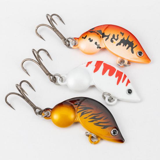 5Pcs Fishing Baits Artificial Lures Treble Hook Design Realistic Compact Design Portable Bionic Shrimp Lures Fishing Tools