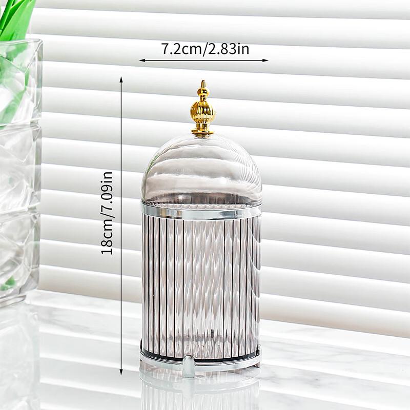 ZISIZ Transparent Kitchen Storage Canister